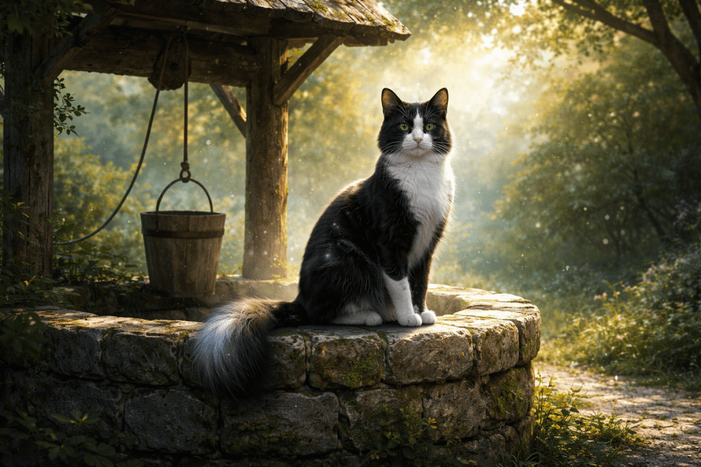 Chłopiec, który spadł w górę studni